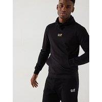 Ea7 Emporio Armani Train Core Id Overhead Hoodie - Black