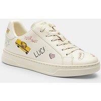 Coach High Line Sneaker With Sketch Print