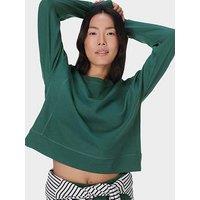 Sweaty Betty Womens Training After Class Sweatshirt - Green
