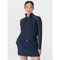 Sweaty Betty Womens Anytime Explorer Zip Up - Navy