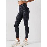 Sweaty Betty Womens Training All Day Active Leggings Emboss - Black