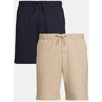 Jack & Jones Jaiden Campaign Hybrid Shorts 2Pk - Navy Blazer