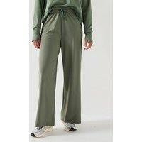 Sweaty Betty Womens Explorer Wide Leg 30' Trousers - Green