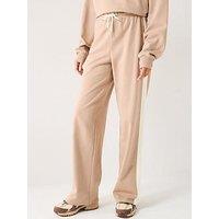 V By Very Side Stripe Co-Ord Joggers - Brown