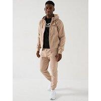 Ea7 Emporio Armani Core Id Hoodie Tracksuit - Beige