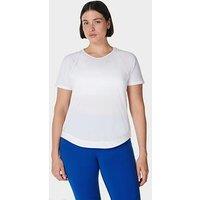 Sweaty Betty Womens Running Breathe Easy Short Sleeve Top - White