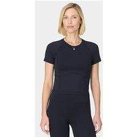 Sweaty Betty Womens Training All Day Cropped T-Shirt - Black