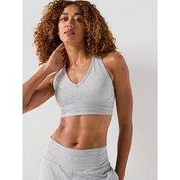 Sweaty Betty Womens Gaia Yoga Bra - Grey