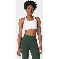 Sweaty Betty Womens Training Power Medium Impact Sports Bra - White
