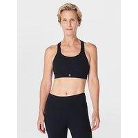 Sweaty Betty Womens Training Power Medium Impact Sports Bra - Black