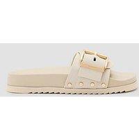 Allsaints Ellie Stud Sliders - White