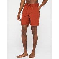 Jack & Jones Aiden Palma Seersucker Shorts - Arabian Spice