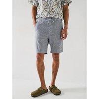 Jack & Jones Stace Mykonos Stripe Chino Shorts - Blue Indigo