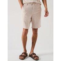 Jack & Jones Stace Mykonos Herringbone Chino Shorts - Light Natural