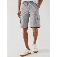 Jack & Jones Cole Hart Tech Cargo Shorts - Ultimate Grey