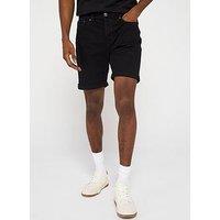 Jack & Jones Rick Original Denim Shorts - Black Denim