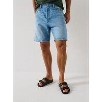 Jack & Jones Tony Loose Fit Denim Shorts - Blue Denim