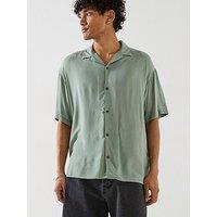 Jack & Jones Jeff Solid Resort Shirt - Iceberg Green