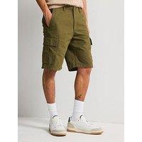 Jack & Jones Cole Barkley Cargo Shorts - Olive Night