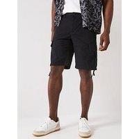 Jack & Jones Cole Barkley Cargo Shorts - Black