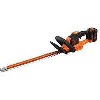 Black & Decker 36V 2.0Ah 55Cm Hedge Trimmer, 22Mm Blade Gap + Saw Blade