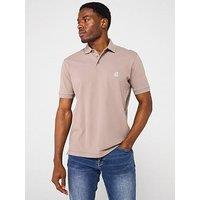 Armani Exchange Icon Project Polo Shirt - Beige