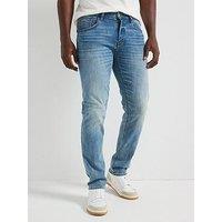 Armani Exchange Slim Fit Jeans - Midi Wash