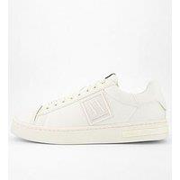 Armani Exchange Badge Detail Trainers - White