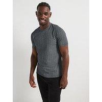 Armani Exchange Monogram T-Shirt - Black
