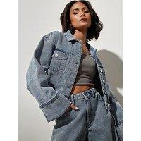 Pixiegirl Petite Fold Over Jacket - Blue