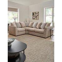 Very Home Havana Fabric Left Hand Double Arm Sofa - Fsc Certified