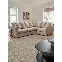 Very Home Havana Fabric Right Hand Double Arm Corner Group - Fsc Certified