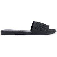 Dkny Wilow Flat Sliders - Black