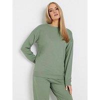 Long Tall Sally Crew Neck Sweatshirt - Green