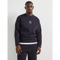 Armani Exchange Icon Project Crew Sweat - Navy