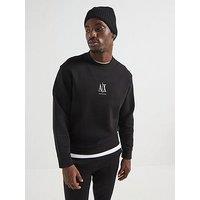 Armani Exchange Icon Project Crew Sweat - Black