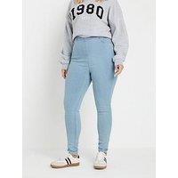 Yours Curve Jenny Jegging 28" - Blue