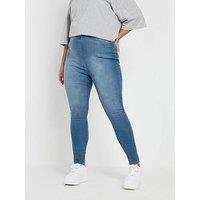 Yours Curve Jenny Jegging 32" - Blue
