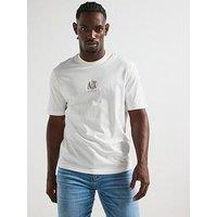 Armani Exchange Icon Project Crew Neck T-Shirt - Off White