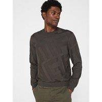 Armani Exchange Crew Neck Knitted Jumper - Black