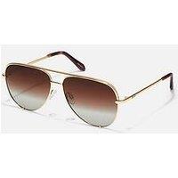 Quay Australia High Key Sunglasses - Gold