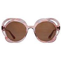 Ted Baker Aurora Oversized Flower Frame - Pale Pink Horn