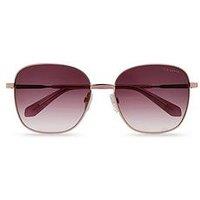 Ted Baker Whitney Large Square Metal - Rose Gold