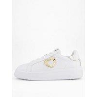 Love Moschino Heart Logo Trainer - White