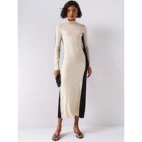 Joseph Bicolour Knit Maxi Dress