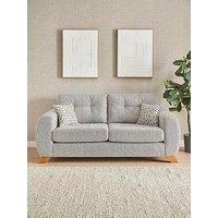 Very Home Prent Fabric 3 Seater Sofa