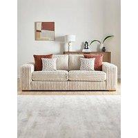 Very Home Cosy Cord 3 Seater Sofa