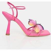 Public Desire Colossus Butterfly Detail Heel - Pink