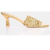 Public Desire Wide Fit Maribelle Sandals - Gold