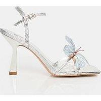 Public Desire Wide Fit Colossus - Silver